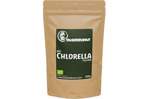 ‎TAUSENDKRAUT FÜR MEHR LEBENSQUALITÄT! Chlorella Pulver BIO (200g) [Chlorella vulgaris] Tausendkraut