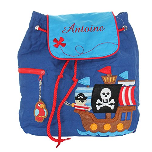 Stephen Joseph - Sac à dos enfant Pirate personnalisé avec un prénom