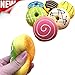 Produktbild Mamum farbiges Donut Spielzeug steigt langsam, weich matschig Stressabbau Duft von langsamem Anstieg Spielzeug Quetsche