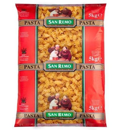 Preisvergleich Produktbild San Remo Makkaroni Co Große Spiralen Nudeln 5kg