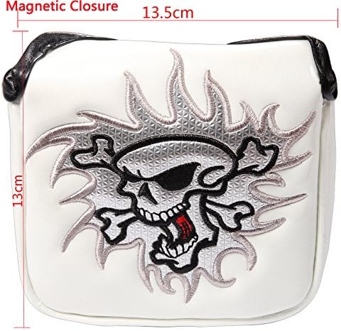 Outdoor Leisure Skull Head Golf Cover Headcover for TaylorMade GHOST Spider S Mallet Putter