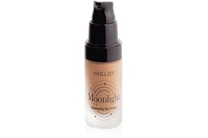 INGLOT Primer Illuminante Viso | Luminosità Sottile per il Make-up | Idratazione a Lunga Durata | Preparazione Perfetta | Effetto Luminoso | Moonlight | 25 ml : 22