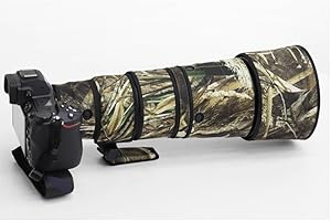 ROLANPRO Manteau de Camouflage imperméable pour Nikon Z 600 mm F6.3 VR S Housse de Protection Contre la Pluie Housse de Protection pour Pistolets (#9 imperméable à l'herbe) (#9 imperméable à l'herbe)
