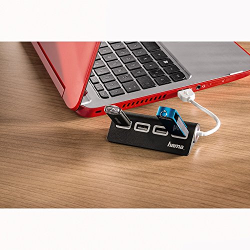 Hama USB 2.0 Hub 1:4 schwarz - 3