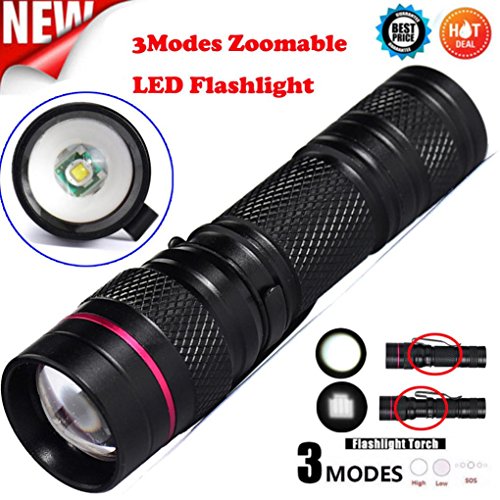 Preisvergleich Produktbild Zolimx LED 3Modes AA / 14500 ZOOMABLE Taschenlampe