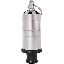 Sifflet Ancien Acme Thunderer - Métal, Boule Liège - Collection Police UK