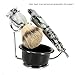Anself Stainless Steel Shaving Holder Stand for Shaving Tool