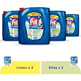 Pril Sıvı Bulaşık Deterjanı 4x4kg (Limon & Elma), 16kg Temizlik G&uuml;c&uuml;