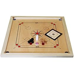 Garden Games - Carrom Set Billard Indie, 84 cmx 84 cm, Beige