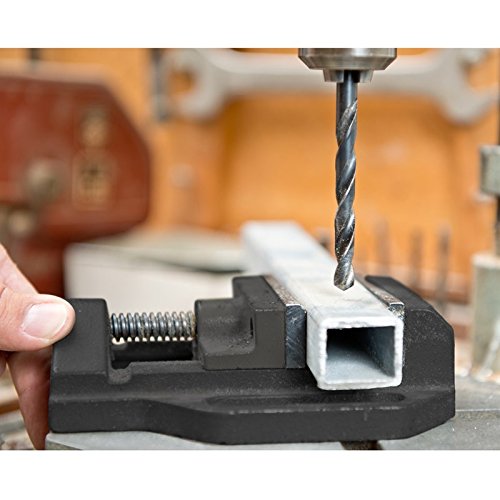 ECD Germany Maschinenschraubstock 150mm Tischbohrmaschine Schraubstock Werkbank - 5