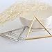 Triangle Hairpin Hair Clip Hair Accessories Korean Style Fashion Girl 2 Pcs- Silver + Golden