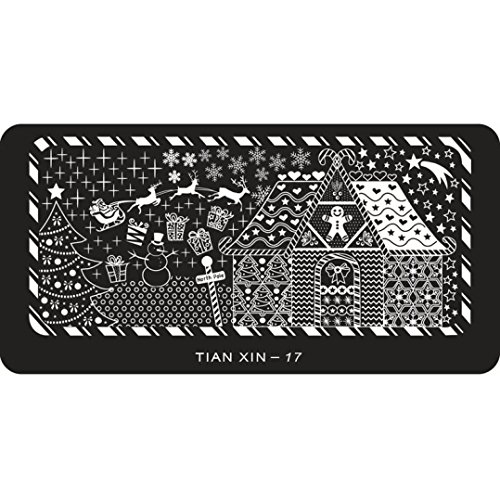 Tonsee® Hot 1PC Fashion Winter Nail Art Sticker Stamping Plates DIY Decoration
