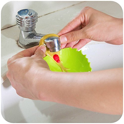 Inchant Kids Faucet Extender Hahn-Extender für Kinder, Wasch- oder Spülbecken Griff Extender, Kawaii Sichere Handwaschgewohnheiten für Babys, Kleinkinder, Kinder und Kinder Extenders (2 Stück) - 7