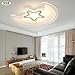 Produktbild Kreative einfache Art und Weise ultrad¨¹nne LED Mond und die Sterne Decke Wohnzimmer Schlafzimmer Decke Acryl Leistung B¨¹geleisen 20-30W , yellow light , 20w 400mm