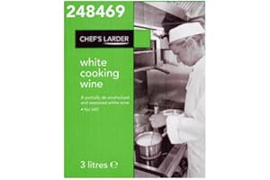 LONDON GROCERY Chef's Larder White Cooking Wine 3 Litres x 4