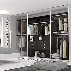 Alucabina Cabine Armoire sur Mesure de Haute qualité. de 2,40 jusqu'à 3 m de Largeur. Hauteur maximale 2.79 m