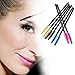 MagiDeal Approx.50Pcs Disposable Eyelash Brush Mascara Wands Applicator Black and Rose
