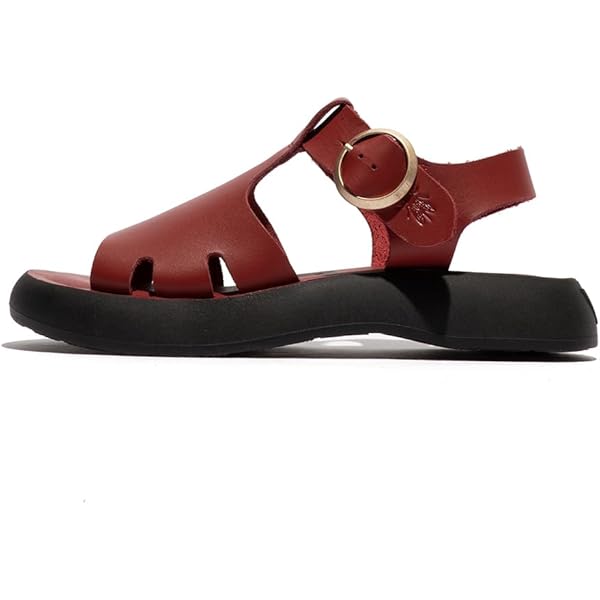 Fly London Ebla Leather Sandal in White
