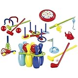 spielset kinder hochzeit mit Kegel-Set, Angel-Set und Wurfspiel mit 4 Ringen