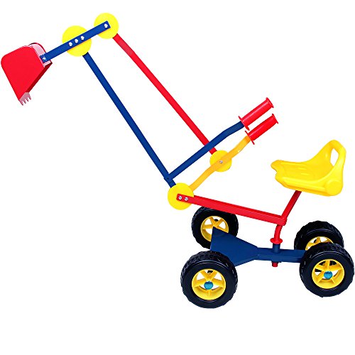 Kids Sit On Mini Digger Excavator for Sandpit Toy Outdoor Children's Power Shovel