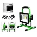 Produktbild VINGO® 30W Handlamp Akku LED Tragbare Scheinwerfer Strahler IP65 Arbeitsleuchte Baustrahler Akku Fluter Flutlicht(Kaltweiss Grün)