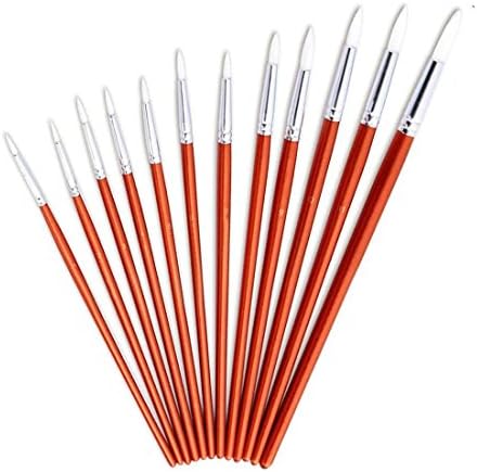 MUBRH 12 Pieces Artist Paint Brushes Fine Paint Brush for Acrylic Watercolor Oil Painting