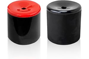 JTMKYO 2 piezas máquina de pedos, juego de arcos, silbato de arcos, moños, accesorios de escenario de abril, 4,5 x 4,4 cm, negro/rojo