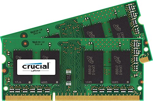 Crucial - Kit de memoria para Mac (16 GB, 2x 8 GB DDR3, PC3-10600, 1333 MT/s, SODIMM, 204-Pin)