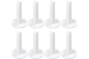 LIKOSO Tees de Golf en Caoutchouc 76MM Lot de 8 Parfaits pour Practice, Les Tapis de Golf