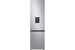 Samsung Frigorifero Combinato EcoFlex AI RB38C634DSA/EF con Dispenser dell'Acqua, WiFi, SpaceMax, Total No Frost, Motore Digital Inverter Garantito 20 Anni, 386 L, LxAxP: 59,5x203x65,8 cm, Silver Inox