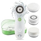 TOUCHBeauty TB-0759A-M Set pulizia viso a rotazione 3in1 con 3 spazzole intercam
