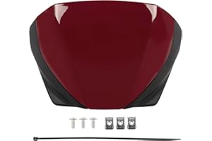 TAZGANTAX Carenado Frontal Superior para Motocicleta Cubierta de la máscara del Parabrisas del Faro Compatible con Tri-umph Trident 660 Trident 660 Trident-660 Accesorios 2021 2022 2023 (Rojo)