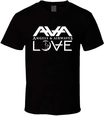 Ava Angels Airwaves Love Logo Rock Band Herren Print T Shirt Baumwolle Sommer Atmungsaktives Kurzarm Mode Top Fur Hochzeitsschulen Outdoor Party Fitness Amazon De Bekleidung