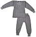 kuchipoo Unisex Regular Fit Thermal Top and Pyjama Set (KUC-THR-104_2-3 years_Grey) RS.379.00