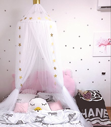 Jeteven Moustiquaire Dome Dentelle Ciel De Lit Princesse Moustiquaire Bebe Enfant Decor Lit Hauteur 250cm Cuisine Maison Accessoires De Literie Zwembaddebeemd Nl