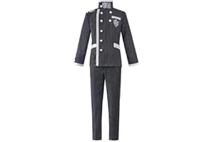 Cos-Animefly Saihara Shuichi Cosplay Costume School Uniform Suit Halloween Outfit Full Set for Men