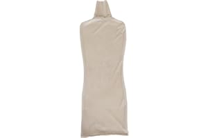 NIYANGLE Copertura in Tessuto Di Ricambio Per Modello Cover Sostitutiva Manichino Donna Copertura Del Panno Del Manichino Femminile Rivestimento in Tessuto Modello Beige