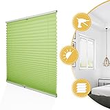 rollo 80 x 120 Messung von Größe: Bevor Sie das Jalousie Rollo kaufen, messen Sie bitte die Breite der Fensterscheibe. Es wird empfohlen, dass Sie auf beiden Seite ca. 2 cm, Plisseerollo Stoff bietet Sonnenschutz und ist leicht zu montieren & Verspannt Breite hinzufügen, um eine besserer Blockierungseffekt zu erzielen. Beispiel: Zur einen 81cm breite Fensterscheibe ist dann die Bestellbreite 81cm + 2cm + 2cm = 85cm. Länge = die Höhe Ihres gesamten Fensters (inklusiv Fensterrahmens).