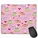 Produktbild Scale Tossed Smart Coffee and Donuts On Pink Mousepad Non-Slip Rubber Gaming Mouse Pad Rectangle Mouse Pads for Computers Laptop (11.8X9.8 Inch)