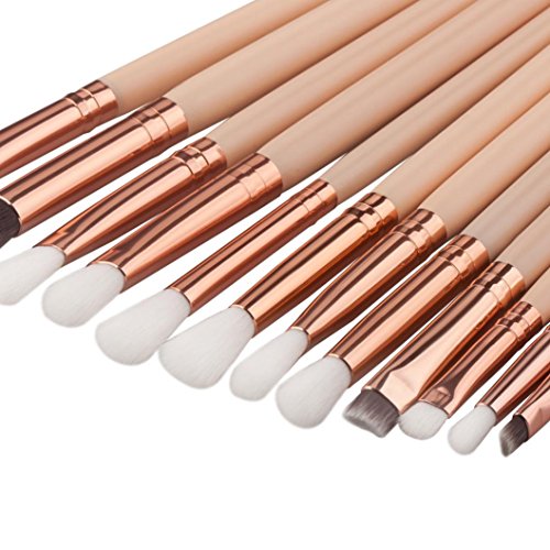 Coolster 12pcs Kosmetische Gesicht Make – up Pinsel – kits für Lippen Wange Augenbrauen Bürsten Sind Lidschatten - 2