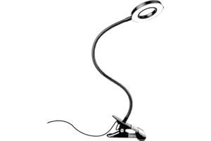 SUNNEST 10 LED Book Light, Adjustable Clip Light with 3 Eye-Protecting Lightng Colours