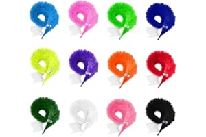 QEQSHQO 12pcs Fuzzy Worm Toy Magic Caterpillar Magic Worm Toy Colourful Worm Toy Twisty Magic Worm Wiggly Worm for Street Magic Pet Toy for Kitten Training