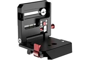 IFOOTAGE HV-01 Attacchi Rapidi e Piastre ， Piastra di Conversione Orizzontale e Verticale ， Piastra a Sgancio Rapido Della Fotocamera con Interfaccia da 50 Mm, Carico Massimo 5KG