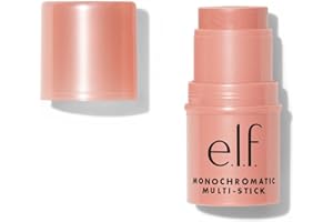 ‎E.L.F. e.l.f. Monochromatischer Multi Stick, Luxuriös cremige & verblendbare Farbe, für Augen, Lippen & Wangen, Vegan & Tierversuchsfrei, Glistening Peach