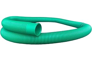 LIONFLEX Poolschlauch Schwimmbadschlauch Gartenschlauch Grün | DN 38 mm | versch. Ringlängen | 1 m Muffenabstand | Made in Germany (40 m)