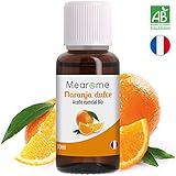 DIFUSOR ACEITES PERFUMADOS : Cuando se difunde, el aroma del Aceite Esencial Orgánico Naranja de Dulce ayuda a mejorar su estado de ánimo y sus niveles de energía. Disipa la negatividad e inspira la creatividad. Una fragancia ligera, fresca y cítrica es tan estimulante como calmante. Ayuda a aliviar rápidamente las ansias, el bajo estado de ánimo y los sentimientos de tristeza. Como aceite de masaje para reducir el dolor en las articulaciones y los músculos con sus propiedades antiinflamatorias