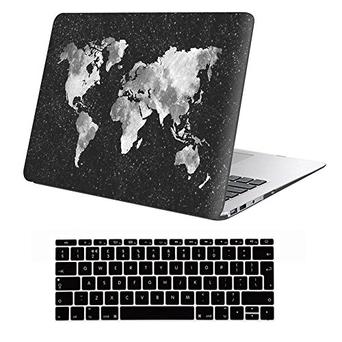 Case MacBook Air 13 H  lle  iCasso Nebula WorldMap Ultra Slim D  nn Kratzfeste matt rutschfest Hartschale Kunststoff Schutzh  lle Snap case f  r MacBo