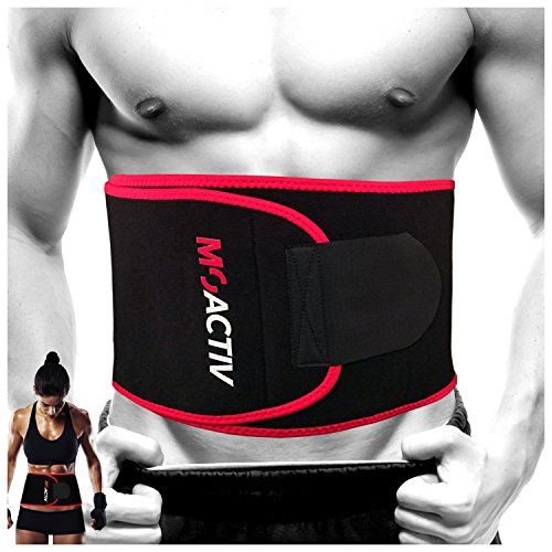 MoActiv Fitnessgürtel Bauch für Männer und Frauen Slimmer Belt