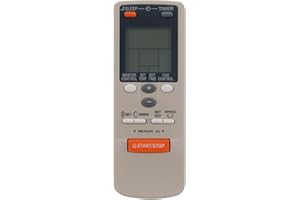 ALLIMITY Mando a Distancia Aire Acondicionado Compatible con FUJITSU AC AR-JW1 AR-JW2 AR-DB2 AR-DB4 AR-DB6 AR-JW11 AR-JW13 AR-JW17 AR-JW19 AR-JW27 AR-JW28 AR-JW30