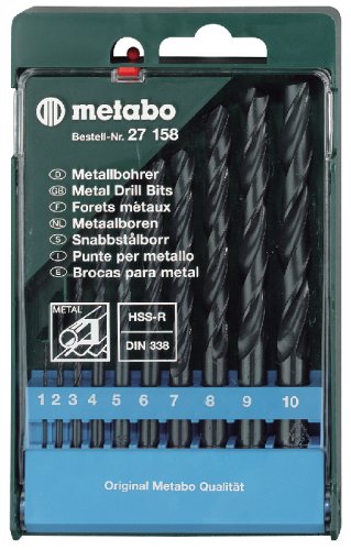 Metabo HSS-R-Bohrerkassette 10-teilig, 627158000